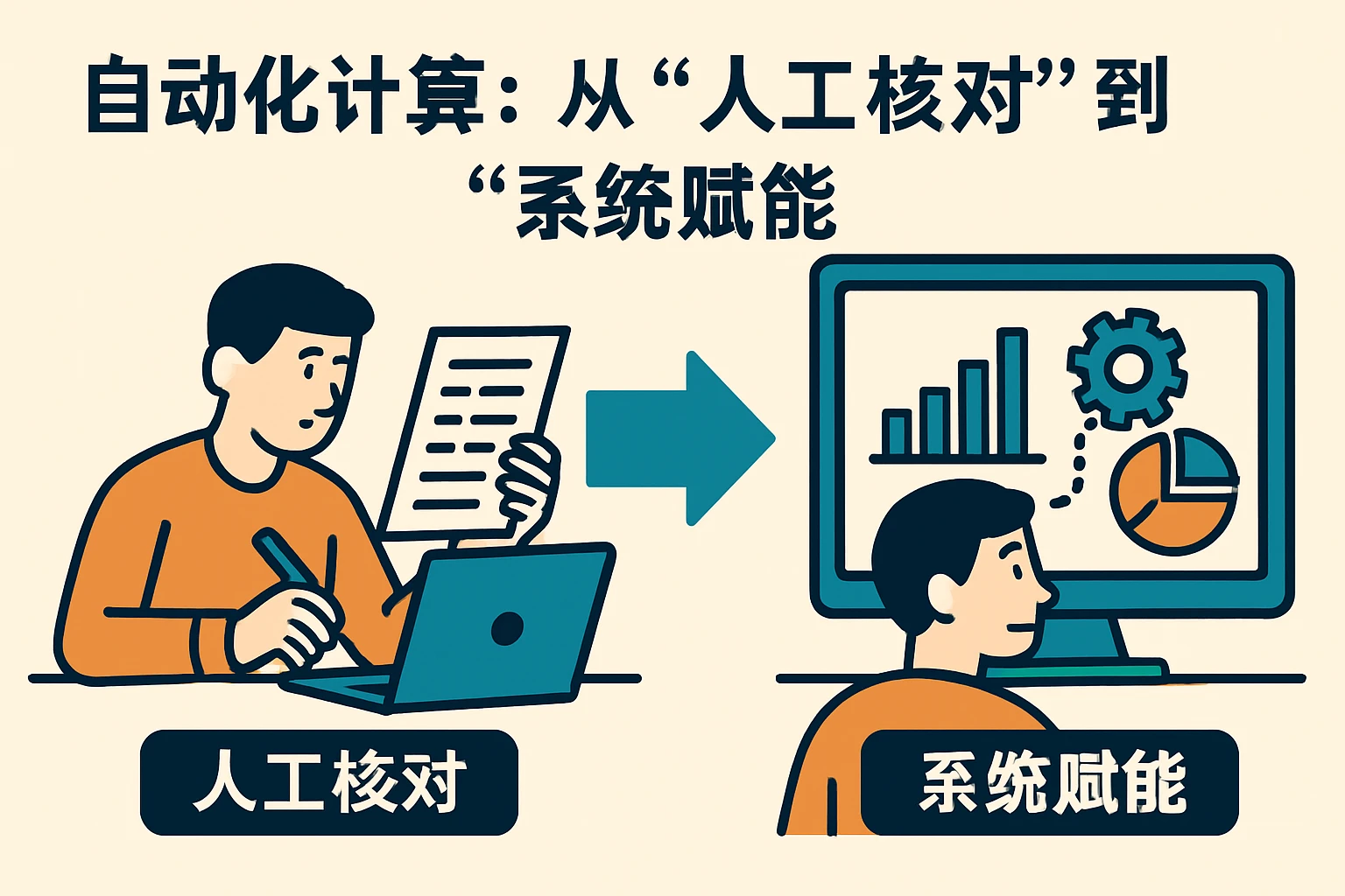 2. 自动化计算：从“人工核对”到“系统赋能”