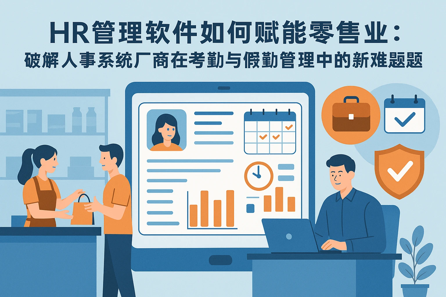 HR管理软件如何赋能零售业：破解人事系统厂商在考勤与假勤管理中的新难题