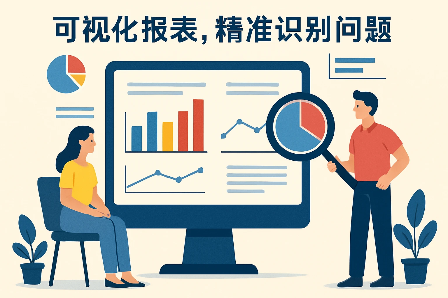 2. 可视化报表，精准识别问题