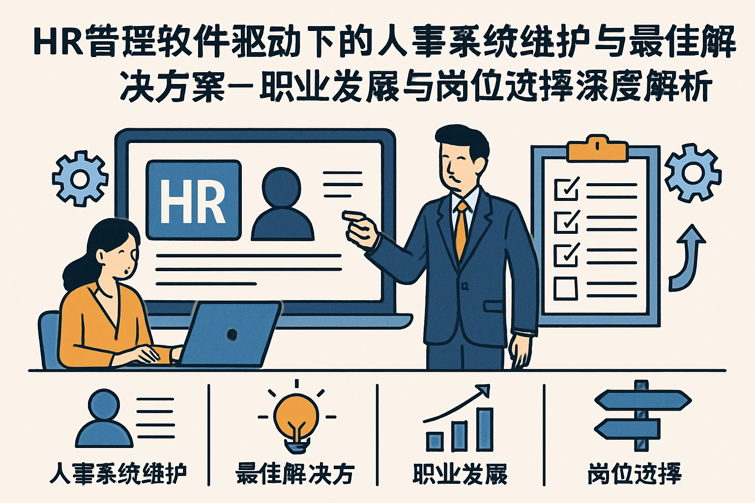 HR管理软件驱动下的人事系统维护与最佳解决方案——职业发展与岗位选择深度解析