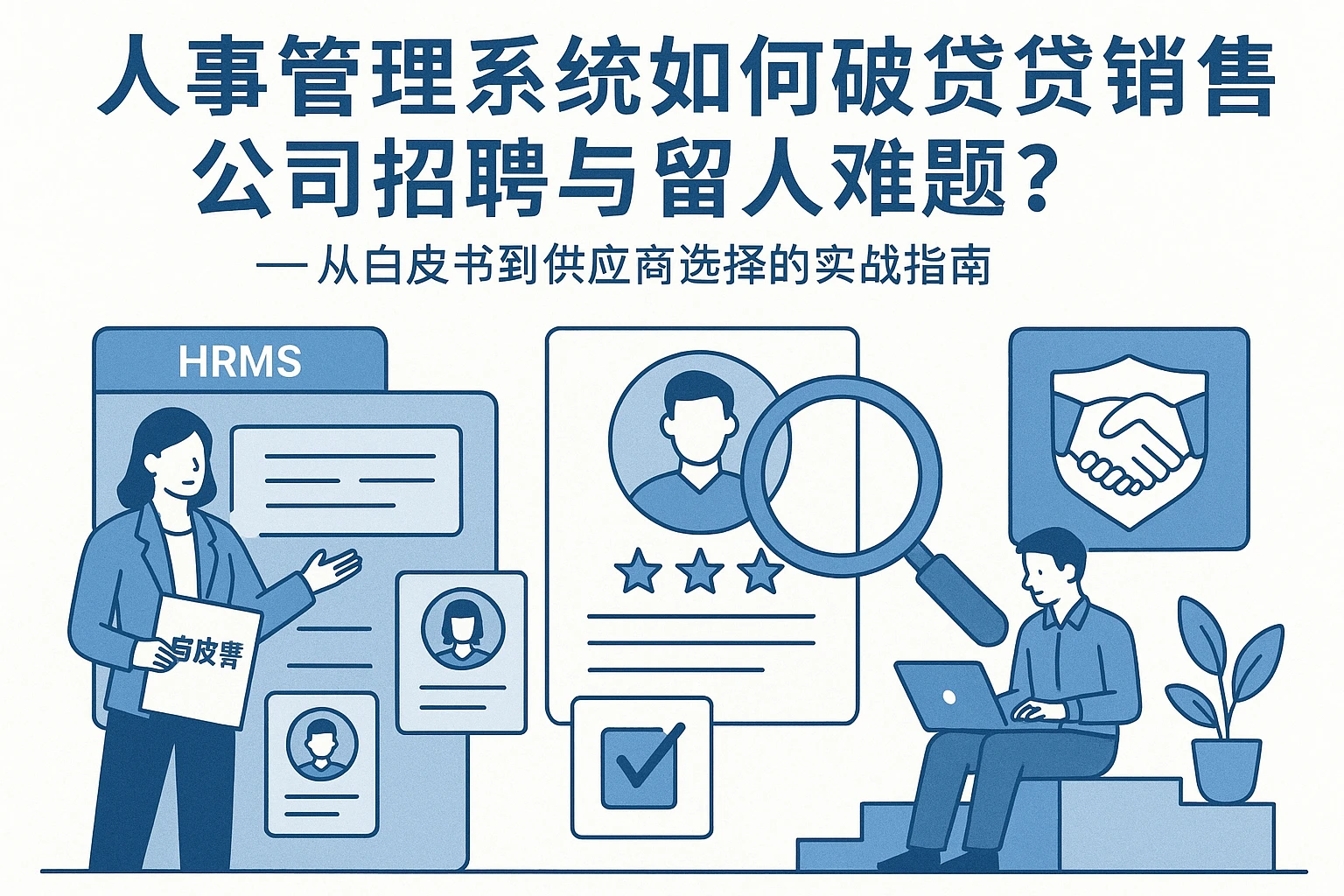 人事管理系统如何破解贷款销售公司招聘与留人难题？——从白皮书到供应商选择的实战指南