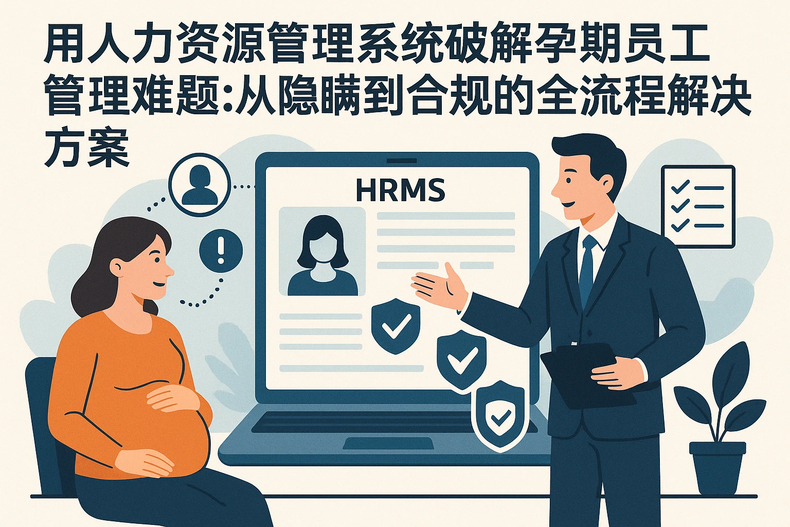用人力资源管理系统破解孕期员工管理难题：从隐瞒到合规的全流程解决方案