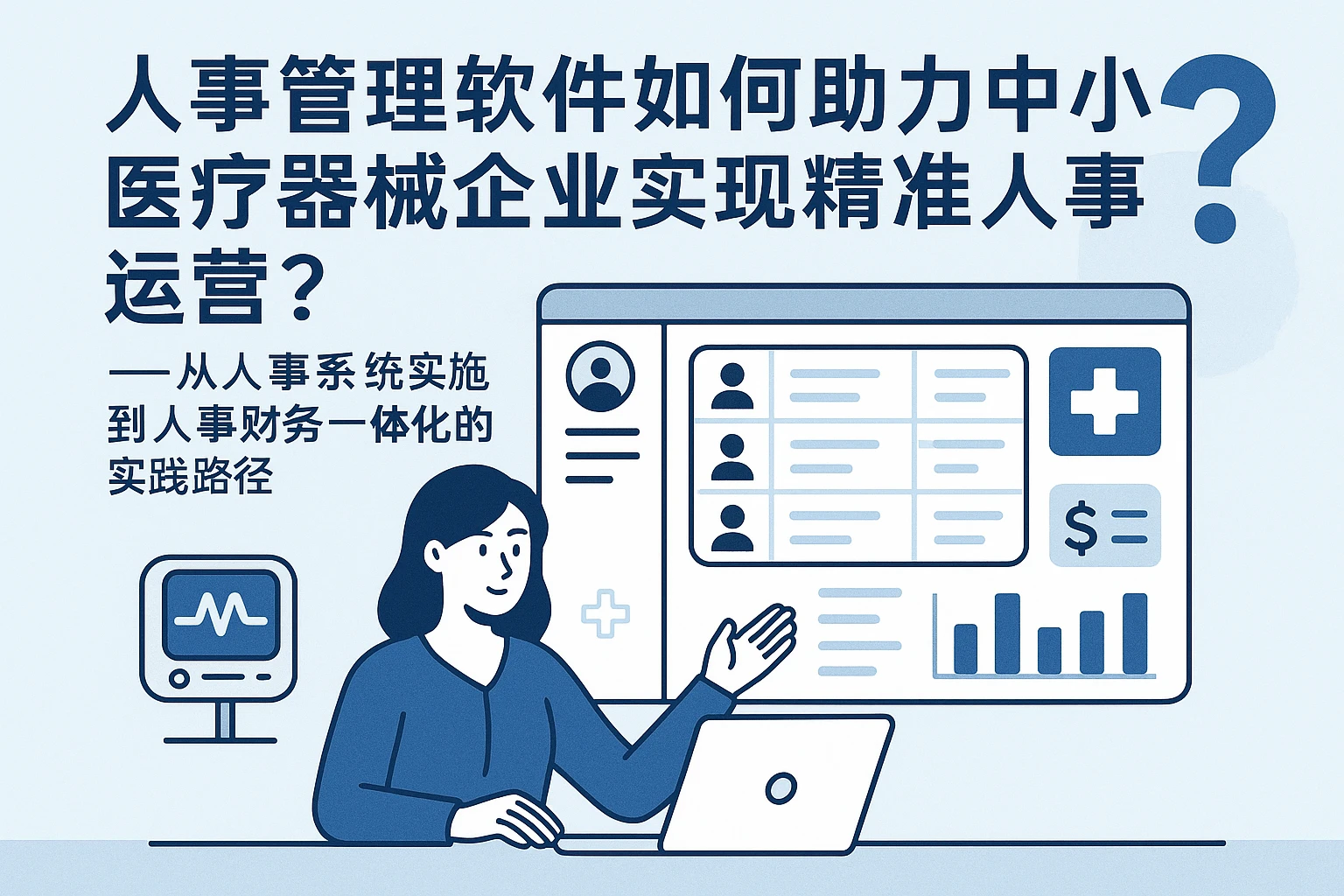 人事管理软件如何助力中小医疗器械企业实现精准人事运营？——从人事系统实施到人事财务一体化的实践路径
