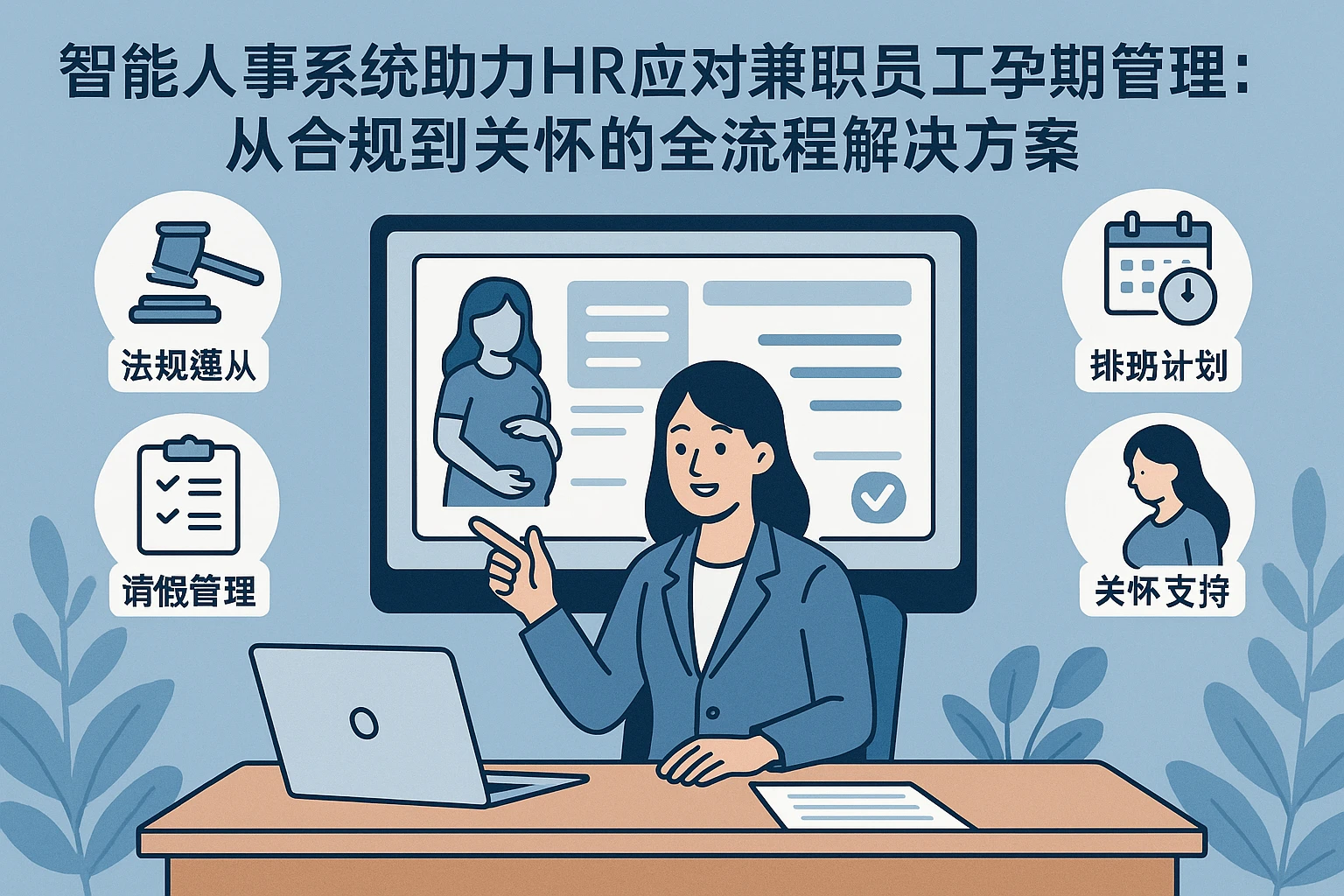 智能人事系统助力HR应对兼职员工孕期管理：从合规到关怀的全流程解决方案