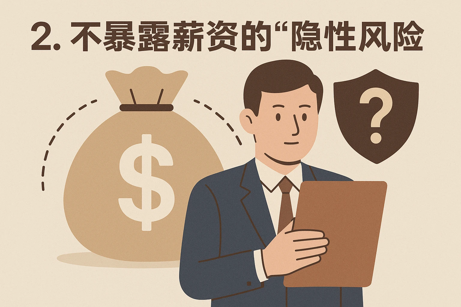 2. 不暴露薪资的“隐性风险”