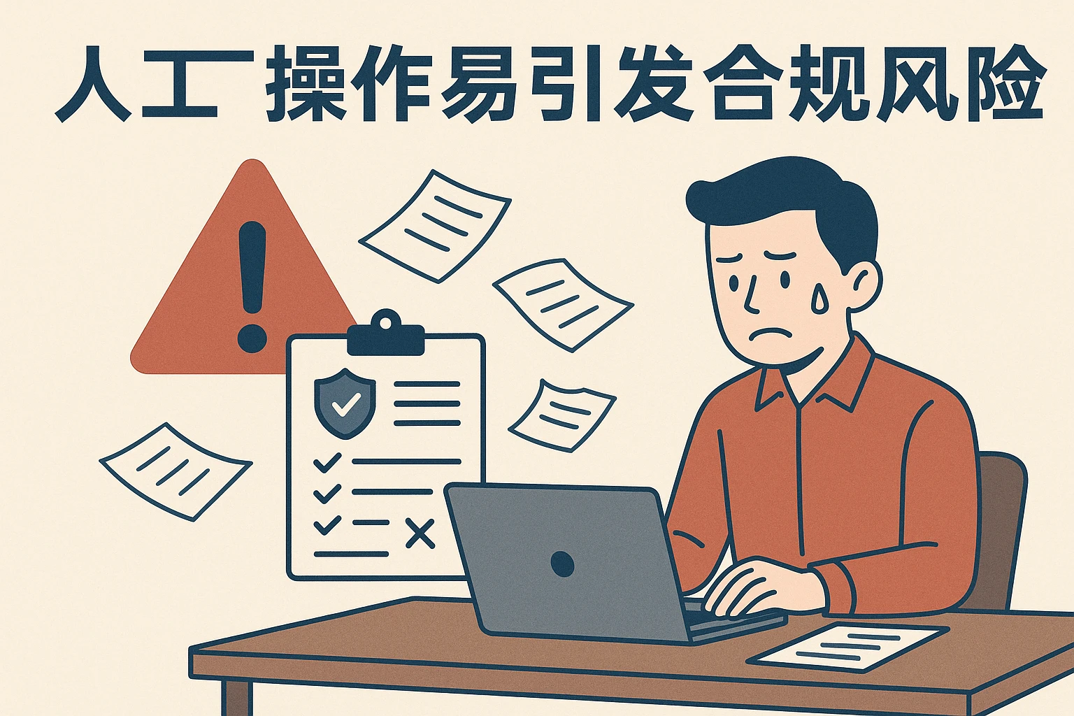 2. 人工操作易引发合规风险