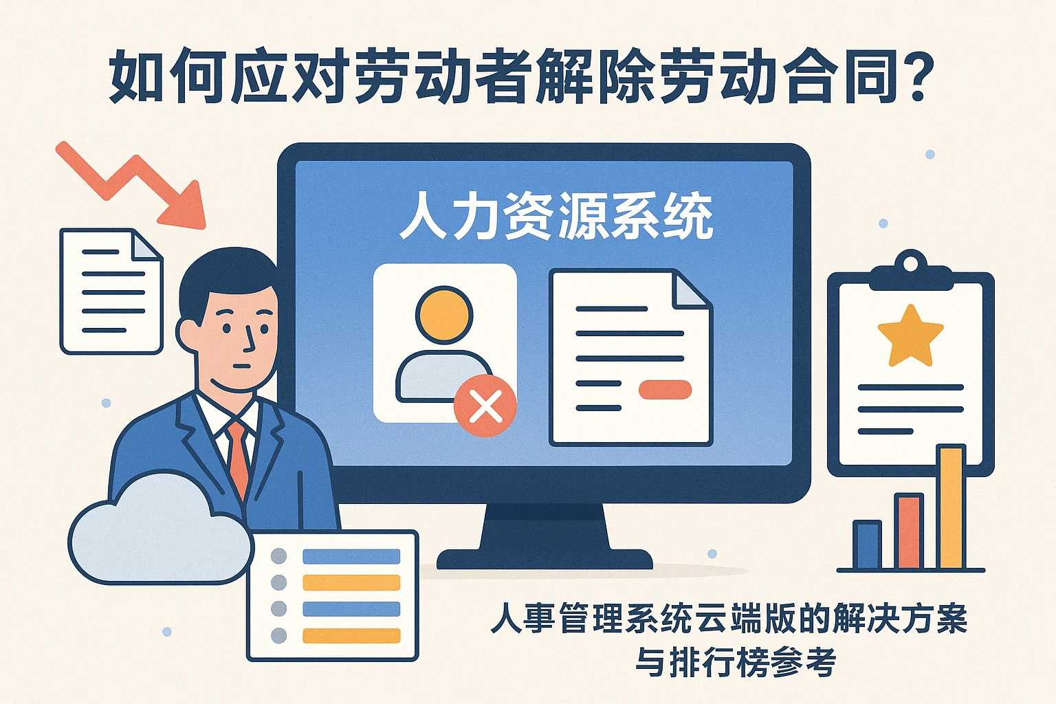人力资源系统如何应对劳动者解除劳动合同？人事管理系统云端版的解决方案与排行榜参考