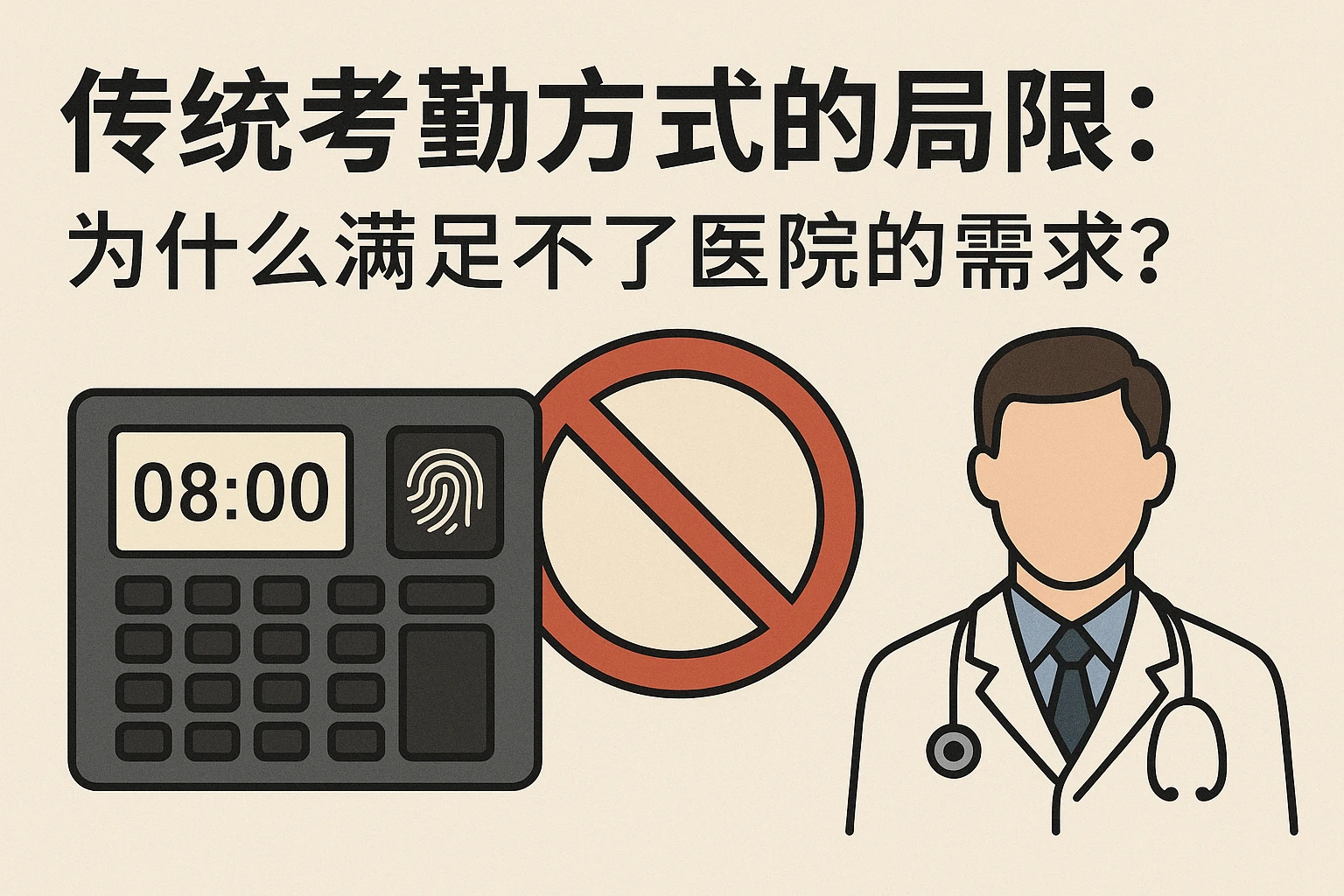 2. 传统考勤方式的局限：为什么满足不了医院的需求？