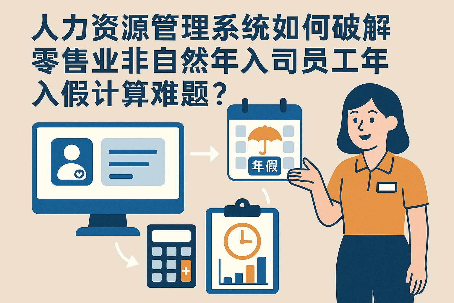 人力资源管理系统如何破解零售业非自然年入司员工年假计算难题？