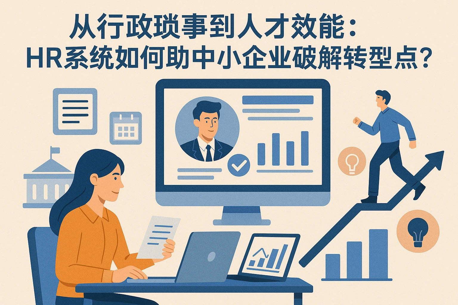 从行政琐事到人事效能：HR系统如何帮中小企业破解转型痛点？
