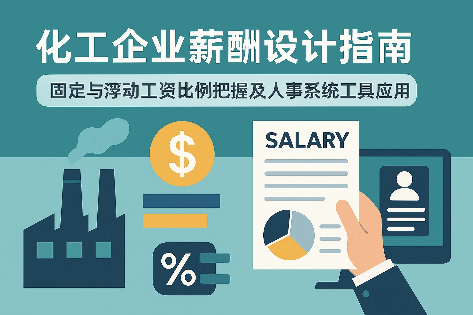 化工企业薪酬设计指南：固定与浮动工资比例把握及人事系统工具应用