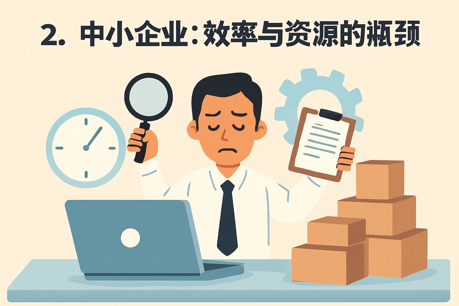 2. 中小企业：效率与资源的瓶颈