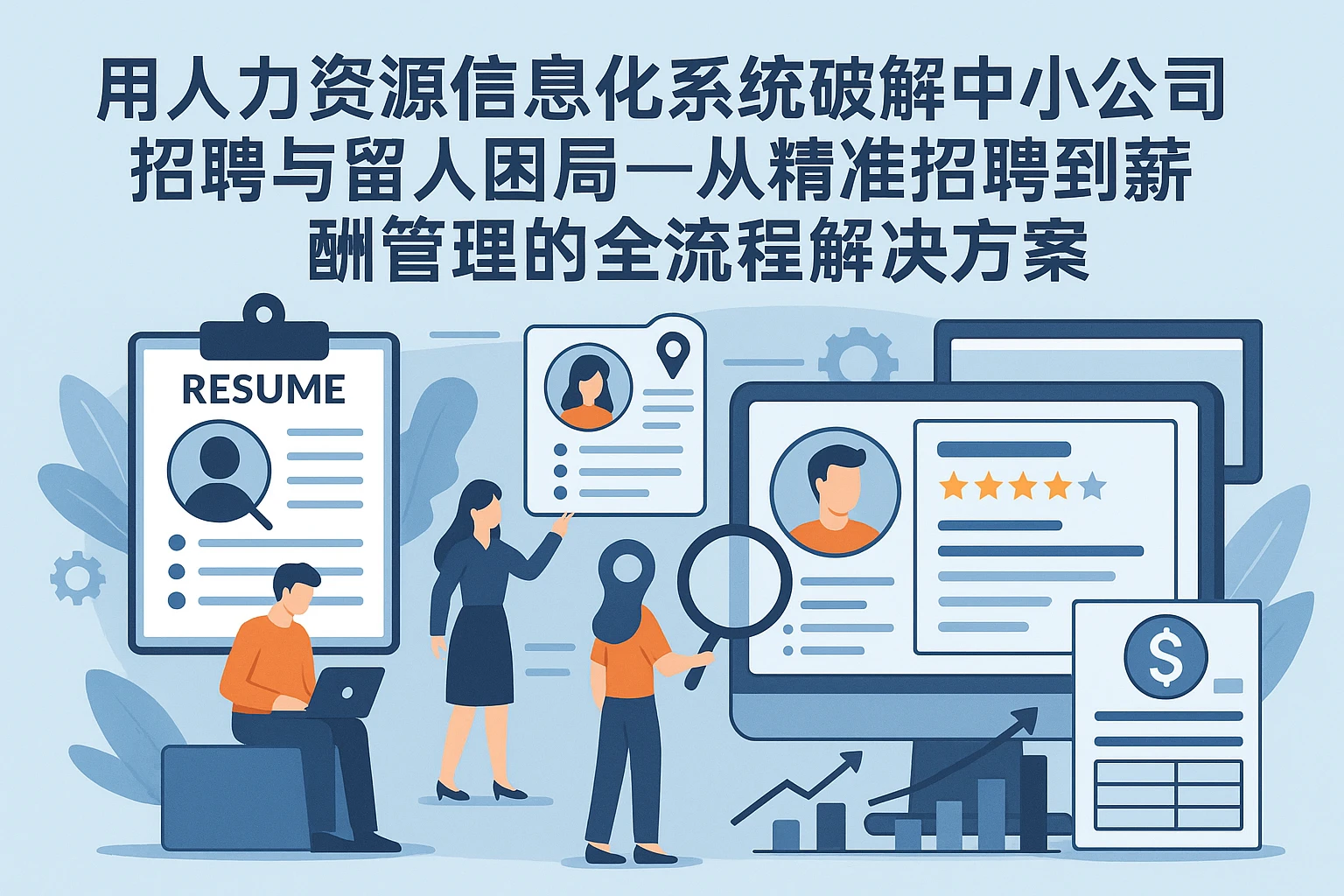 用人力资源信息化系统破解中小公司招聘与留人困局——从精准招聘到薪酬管理的全流程解决方案