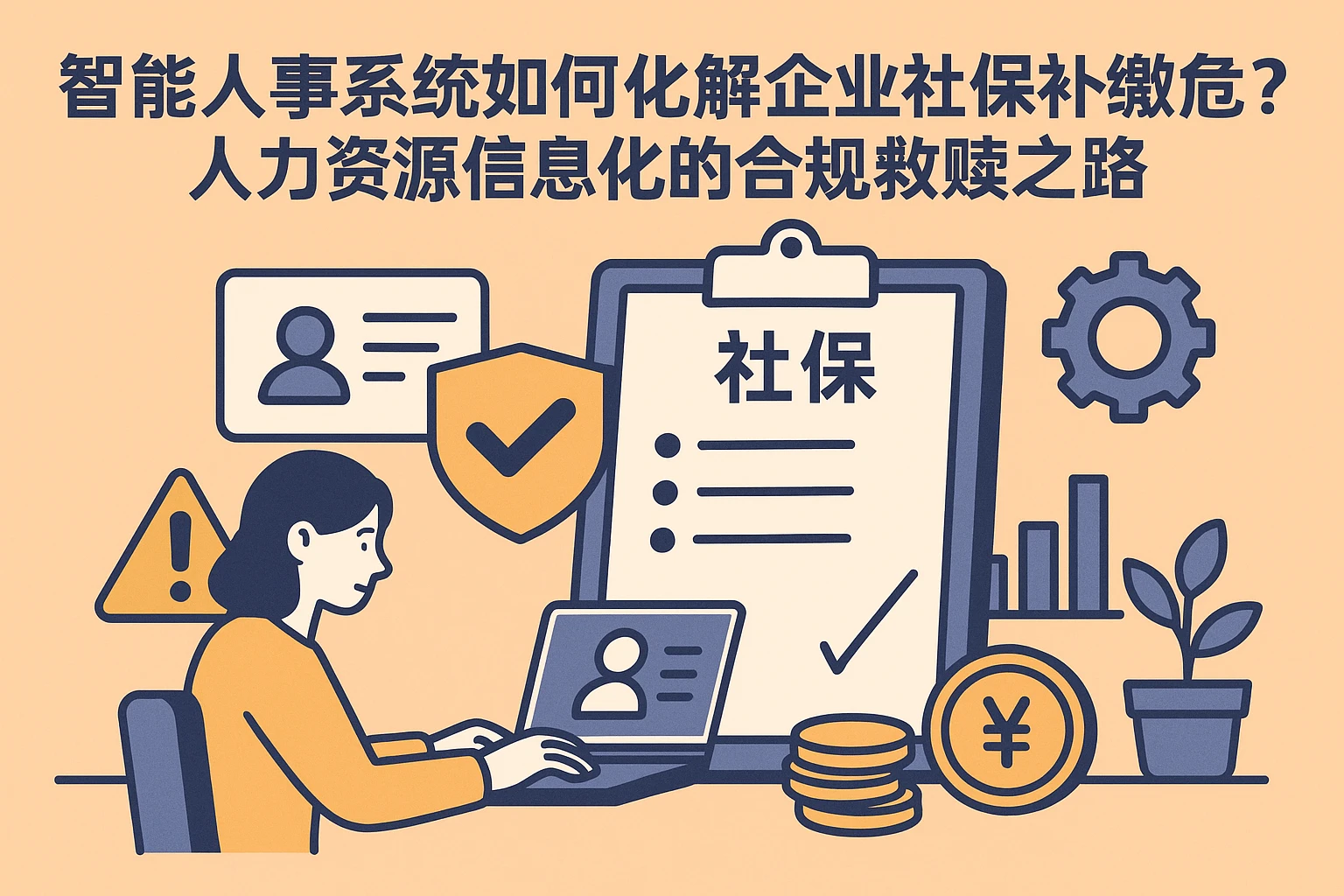 智能人事系统如何化解企业社保补缴危机？人力资源信息化的合规救赎之路