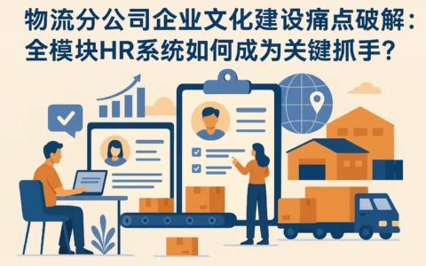 物流分公司企业文化建设痛点破解:全模块HR系统如何成为关键抓手?