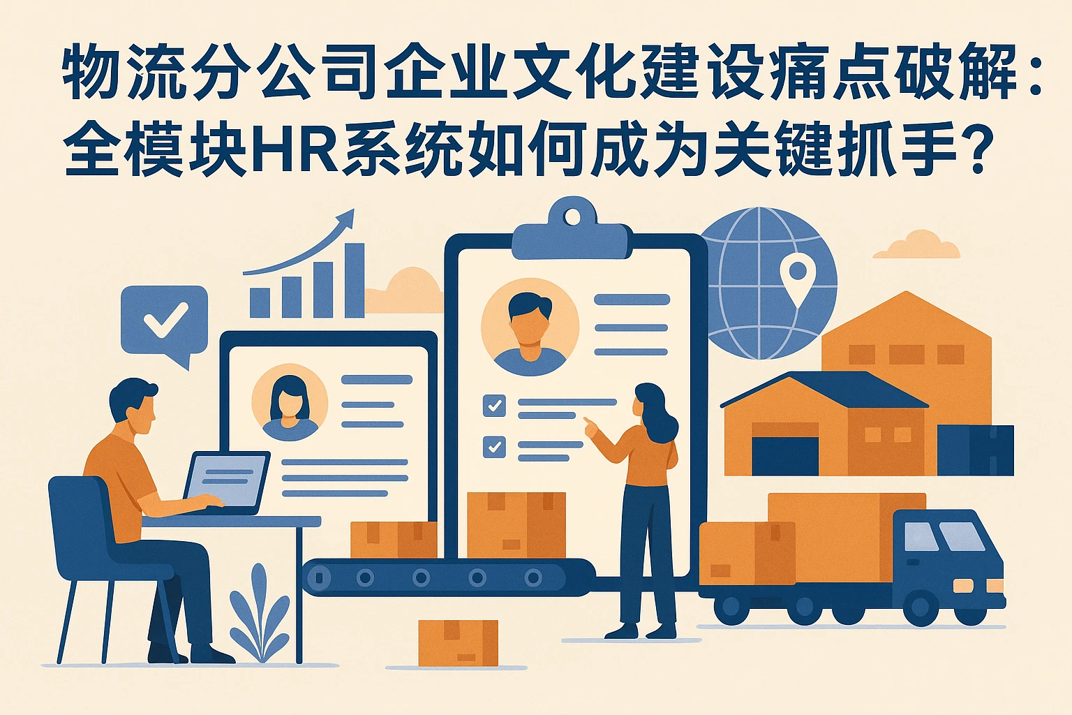 物流分公司企业文化建设痛点破解：全模块HR系统如何成为关键抓手？