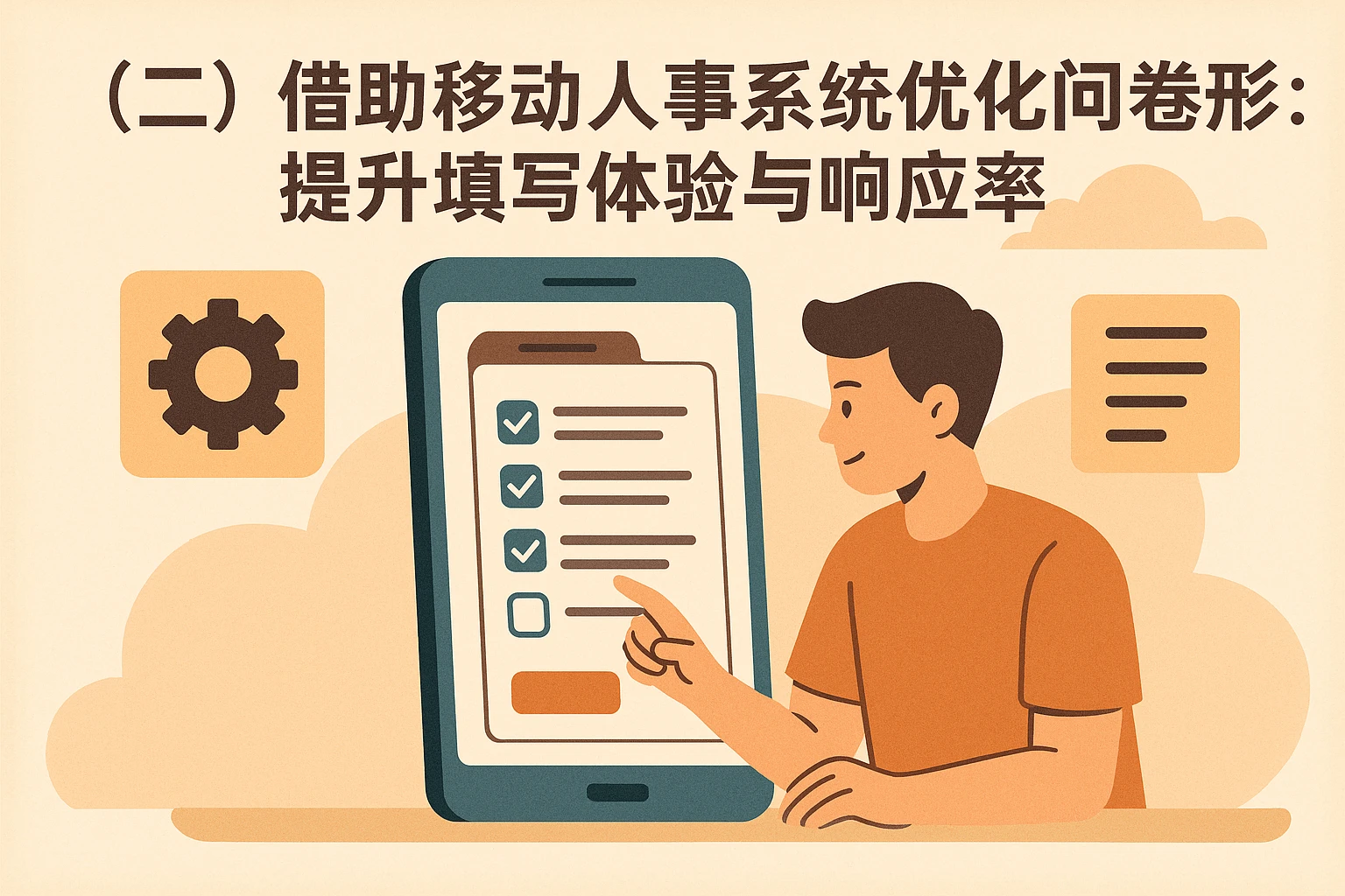 （二）借助移动人事系统优化问卷形式：提升填写体验与响应率