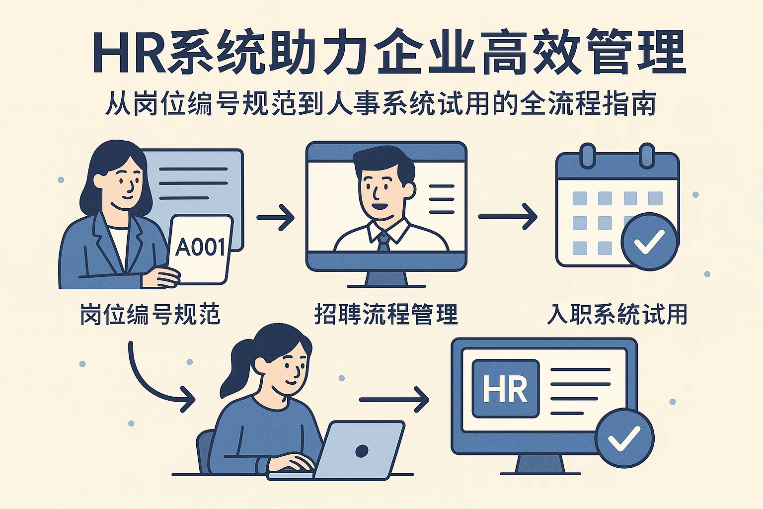 HR系统助力企业高效管理：从岗位编号规范到人事系统试用的全流程指南