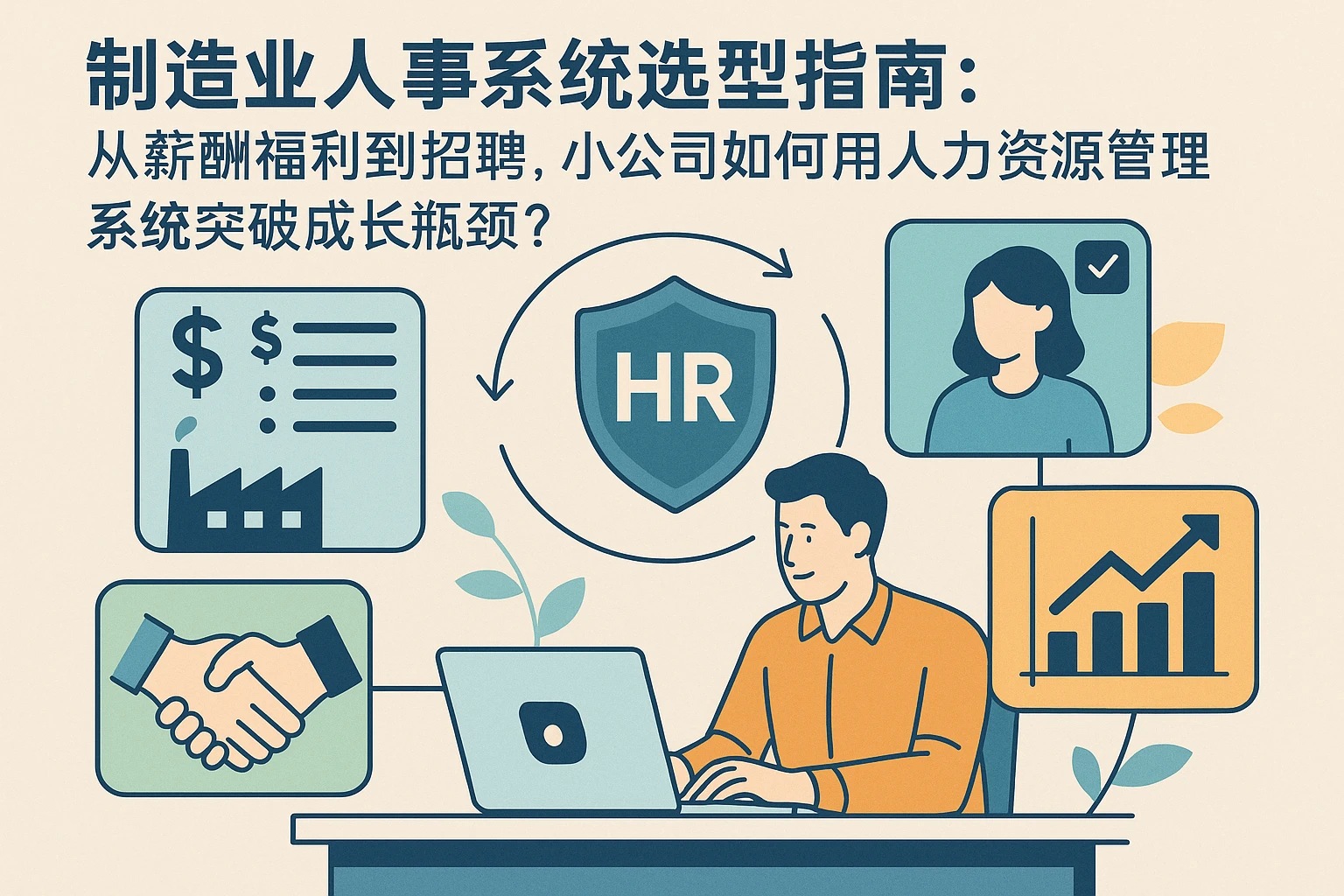 制造业人事系统选型指南：从薪酬福利到招聘，小公司如何用人力资源管理系统突破成长瓶颈？