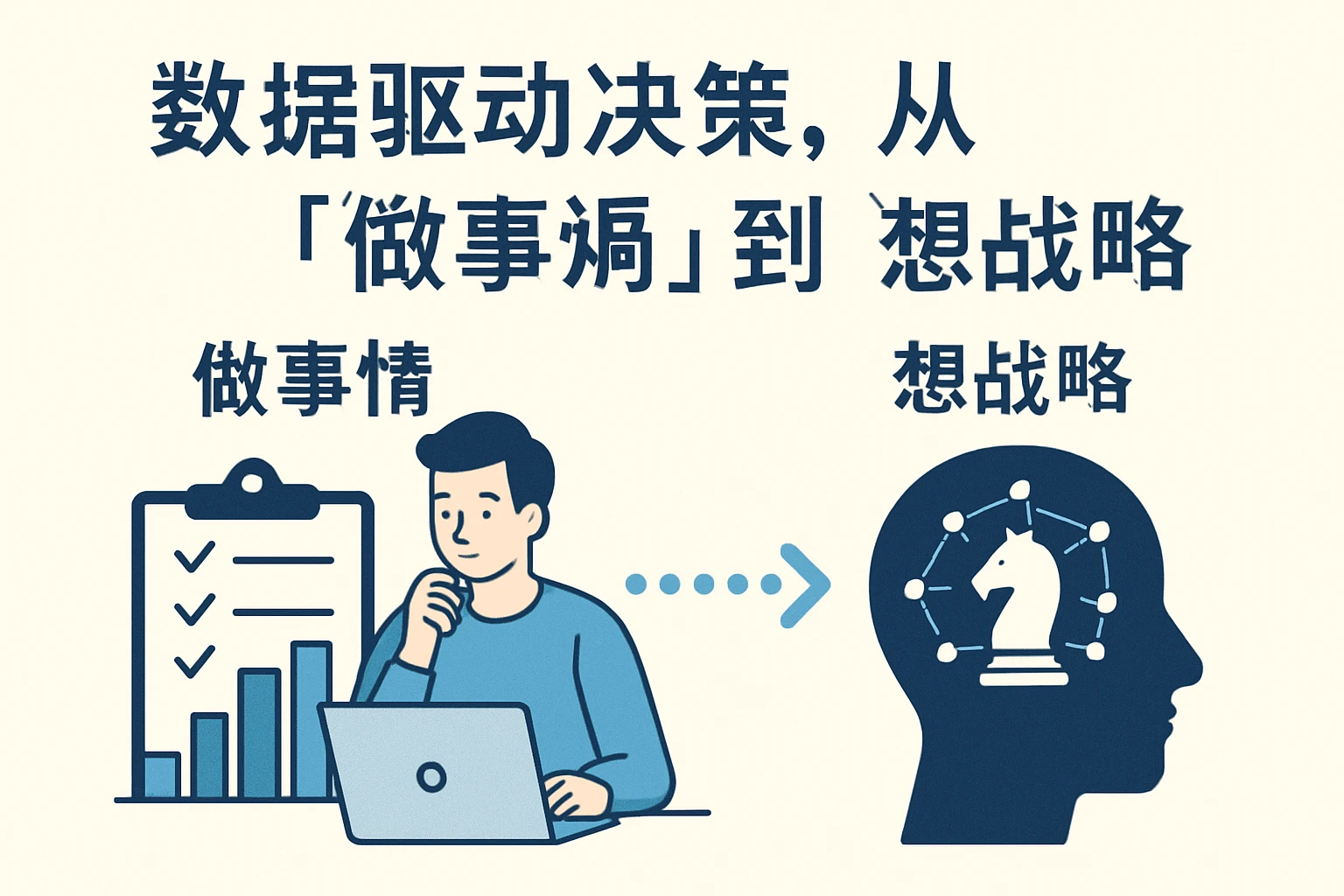 2. 数据驱动决策，从“做事情”到“想战略”