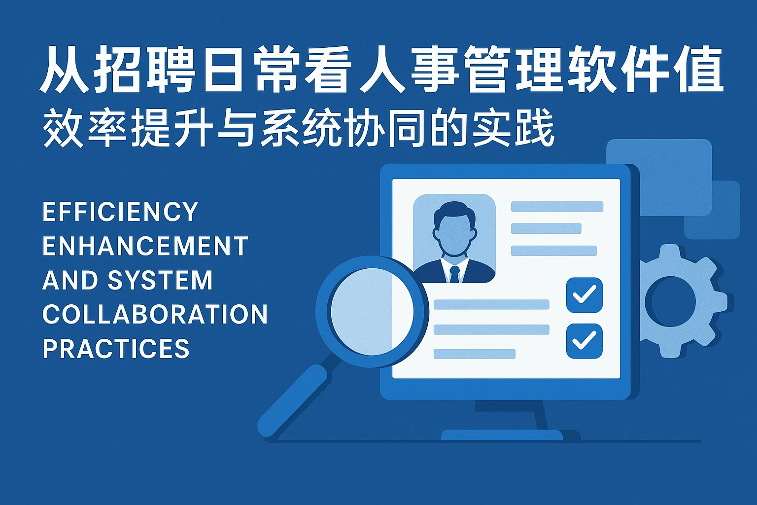 从招聘日常看人事管理软件价值：效率提升与系统协同的实践