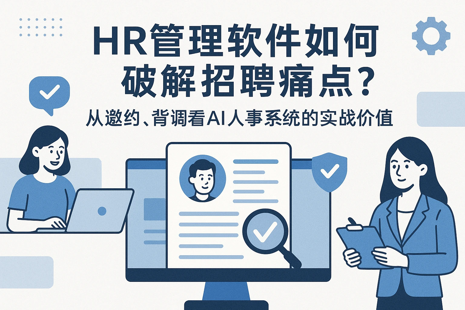 HR管理软件如何破解招聘痛点？从邀约、背调看AI人事系统的实战价值