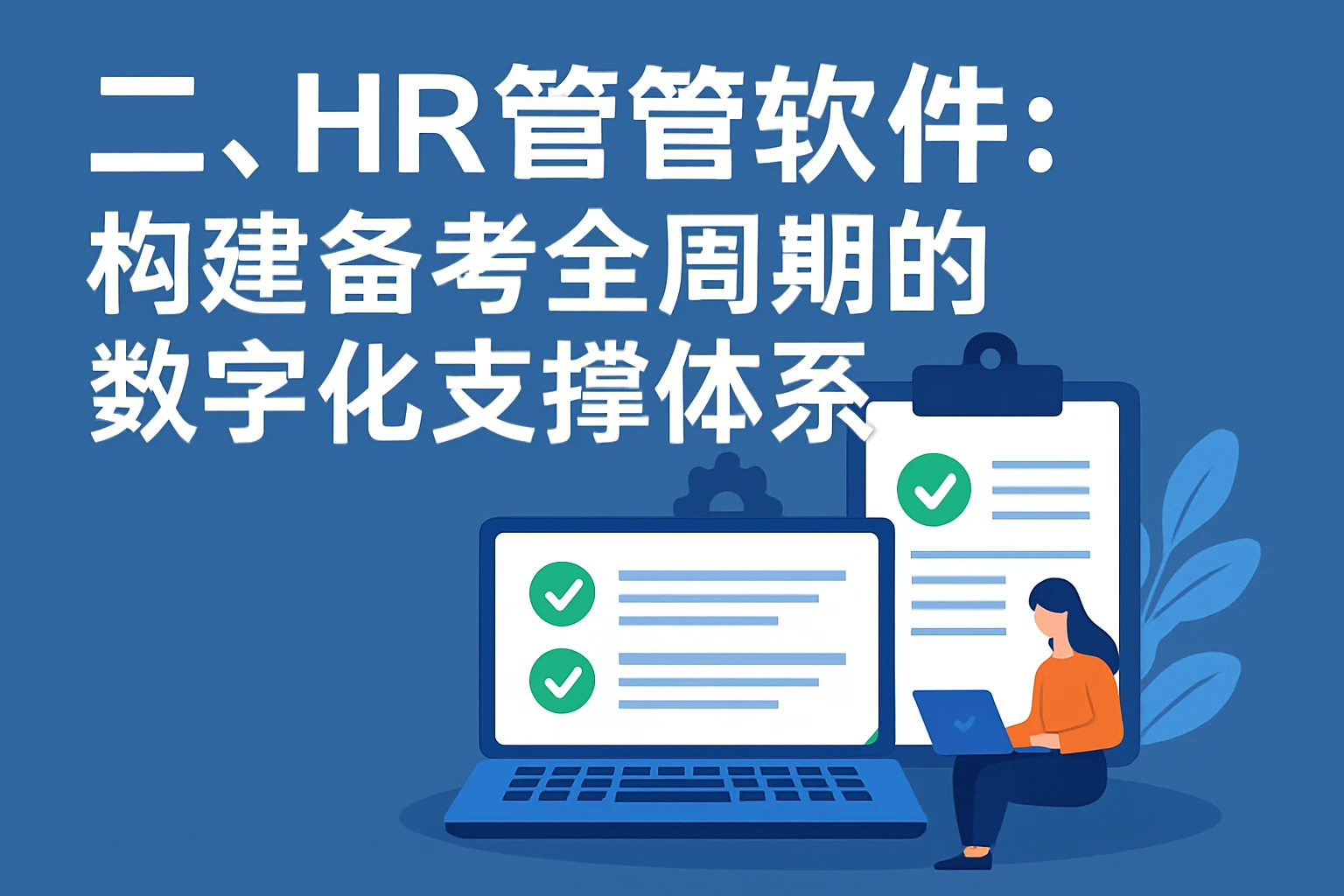二、HR管理软件：构建备考全周期的数字化支撑体系