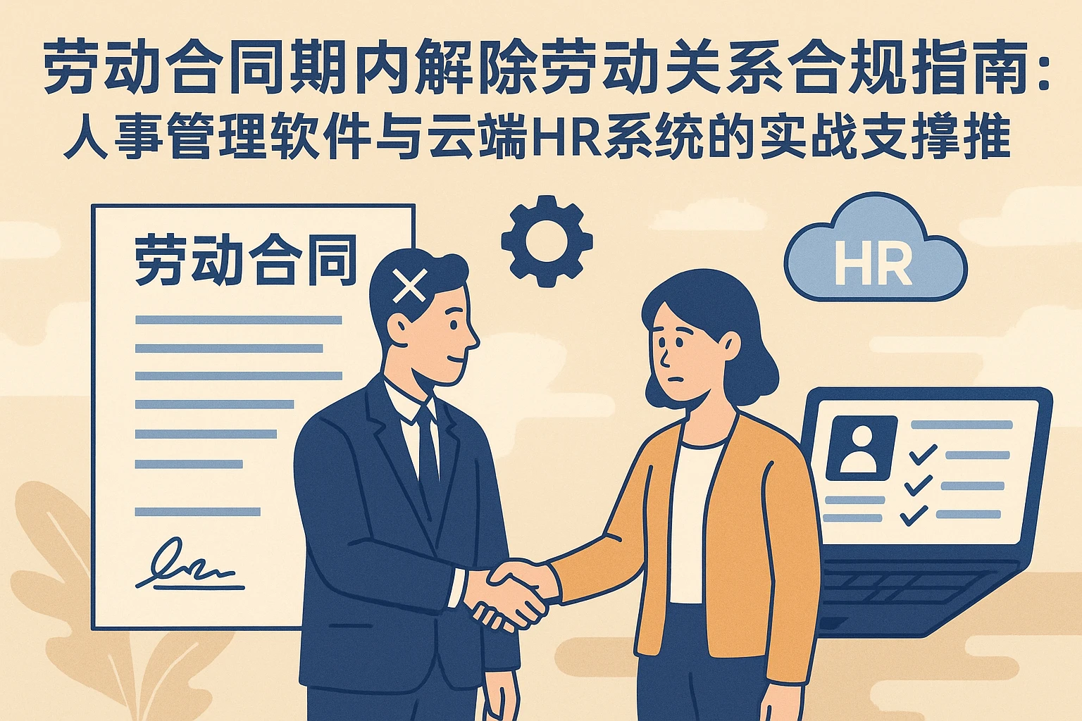 劳动合同期内解除劳动关系合规指南：人事管理软件与云端HR系统的实战支撑