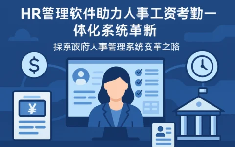 HR管理软件助力人事工资考勤一体化系统革新——探索政府人事管理系统变革之路