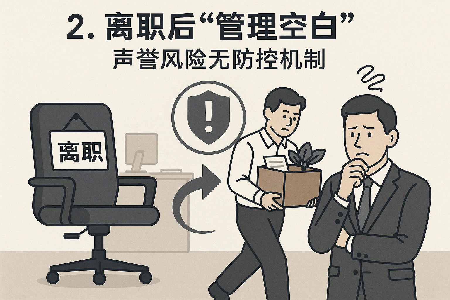 2. 离职后“管理空白”，声誉风险无防控机制