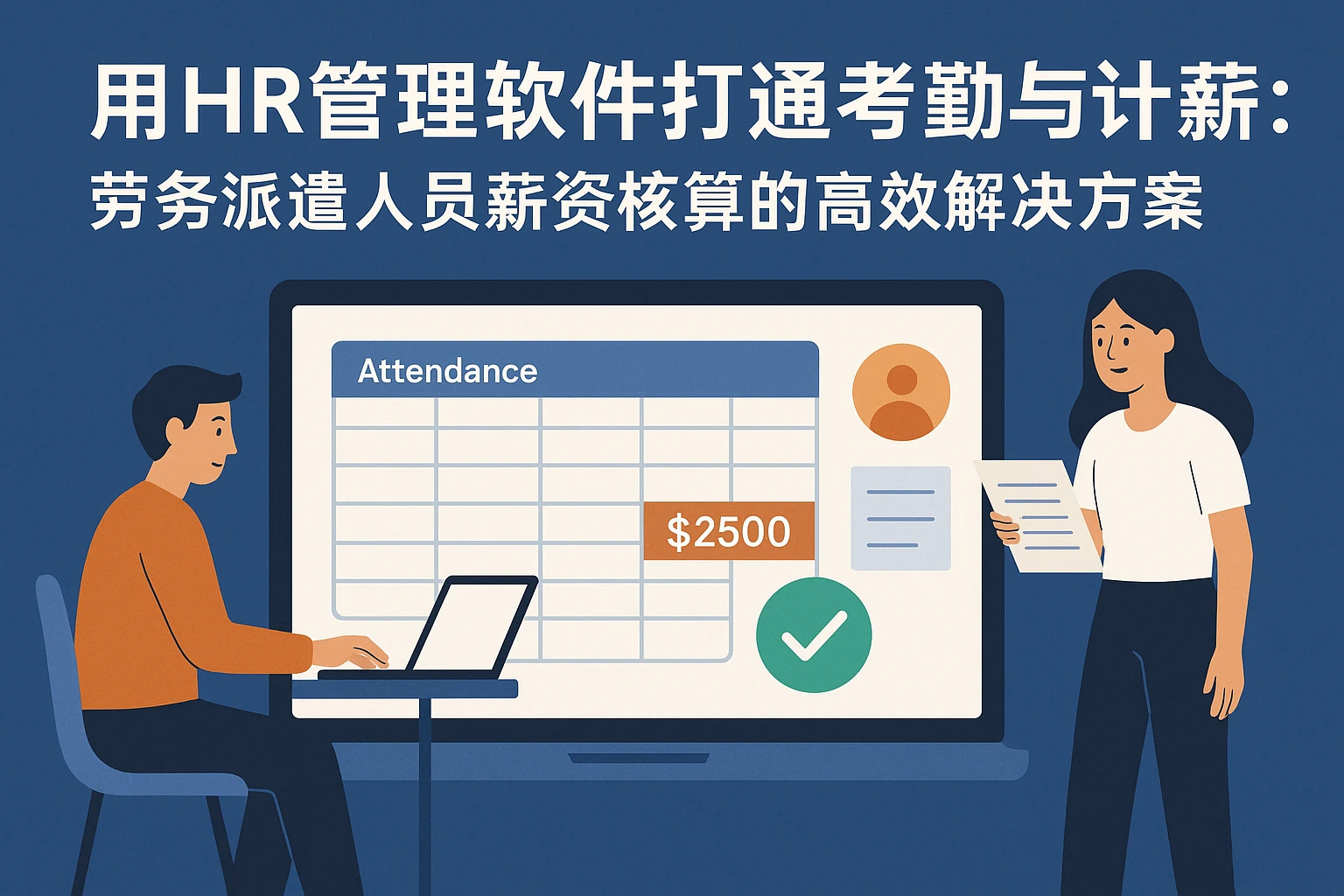 用HR管理软件打通考勤与计薪：劳务派遣人员薪资核算的高效解决方案