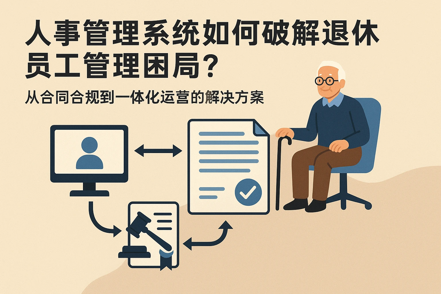 人事管理系统如何破解退休员工管理困局？——从合同合规到一体化运营的解决方案