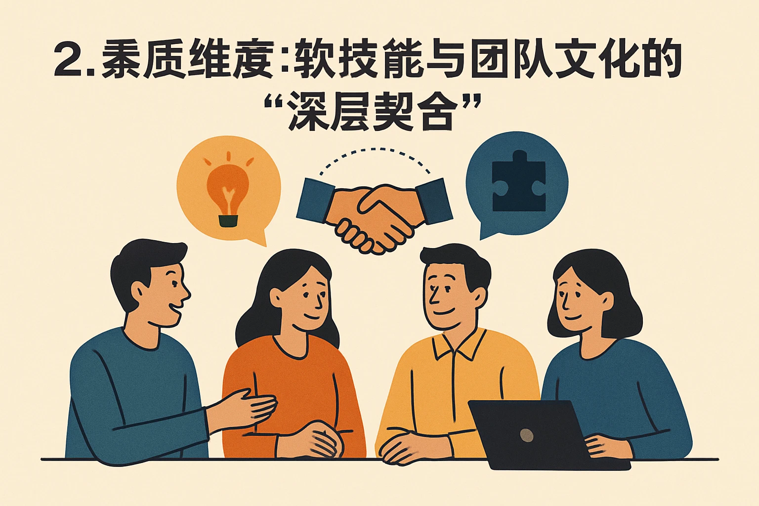 2. 素质维度：软技能与团队文化的“深层契合”