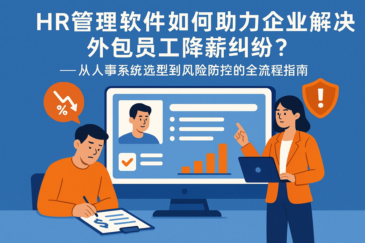 HR管理软件如何助力企业解决外包员工降薪纠纷？——从人事系统选型到风险防控的全流程指南