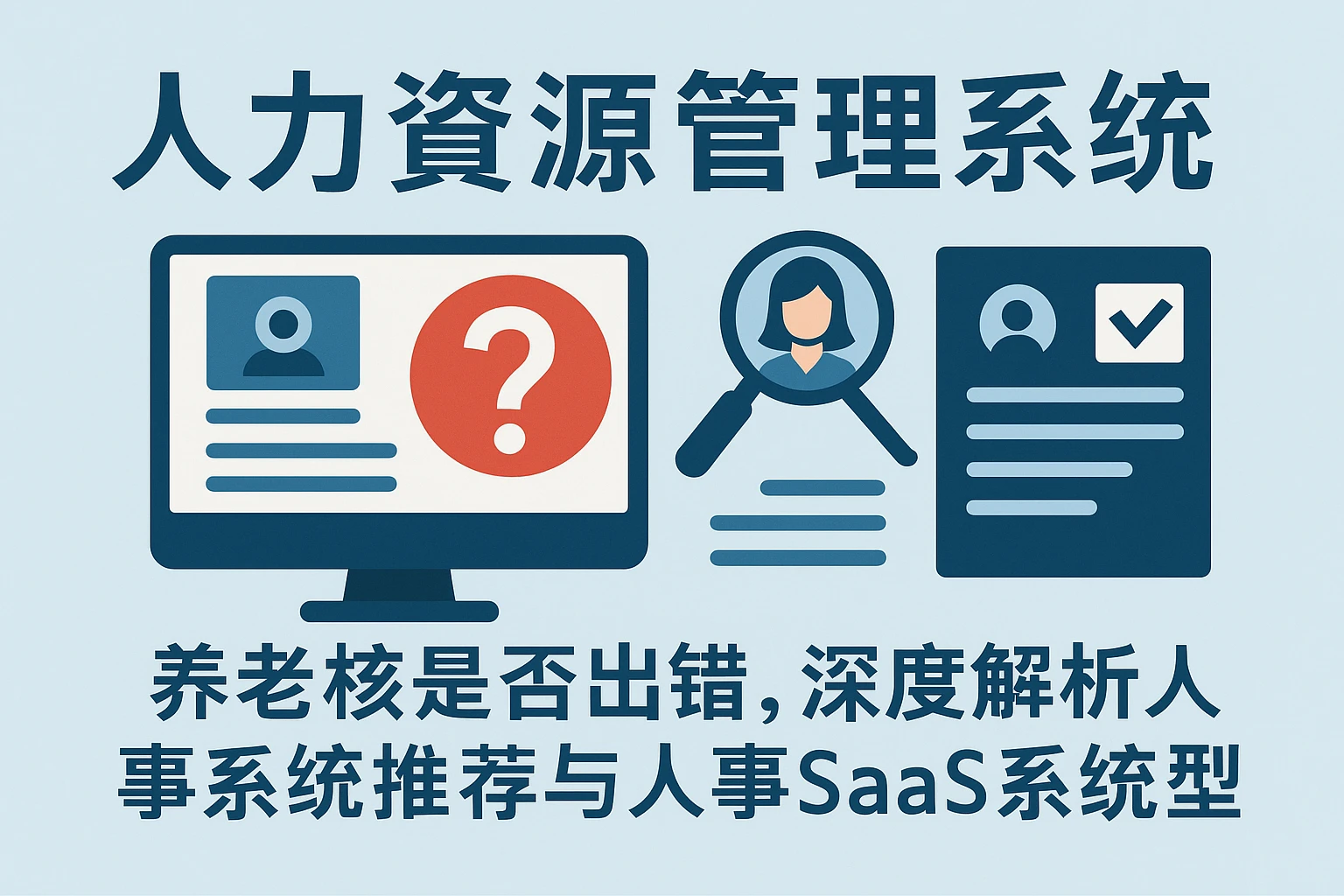 人力资源管理系统：养老核基是否出错，深度解析人事系统推荐与人事SaaS系统选型