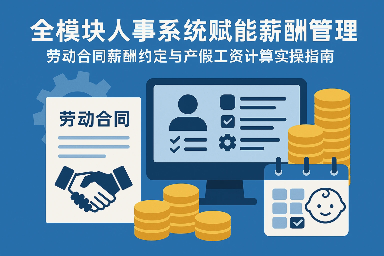 全模块人事系统赋能薪酬管理：劳动合同薪酬约定与产假工资计算实操指南