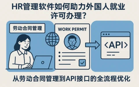 HR管理软件如何助力外国人就业许可办理？从劳动合同管理到API接口的全流程优化