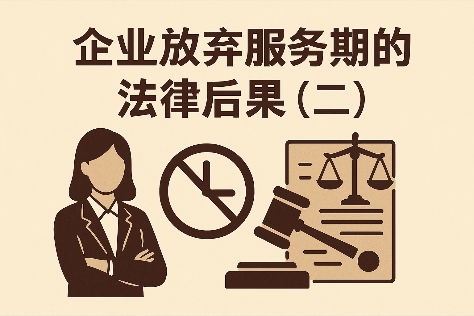（二）企业放弃服务期的法律后果
