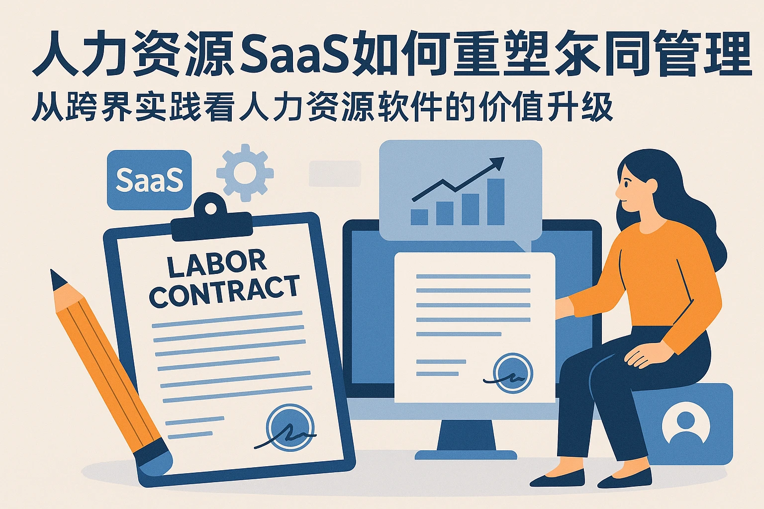 人力资源SaaS如何重塑劳动合同管理？从跨界实践看人力资源软件的价值升级