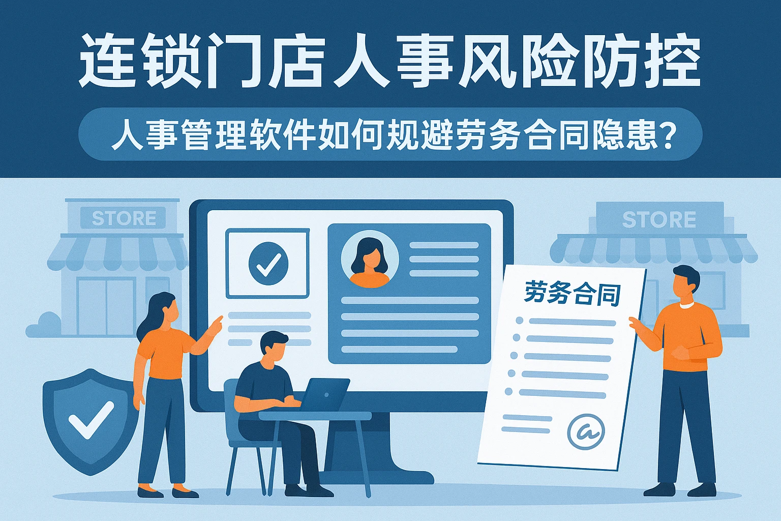 连锁门店人事风险防控：人事管理软件如何规避劳务合同隐患？