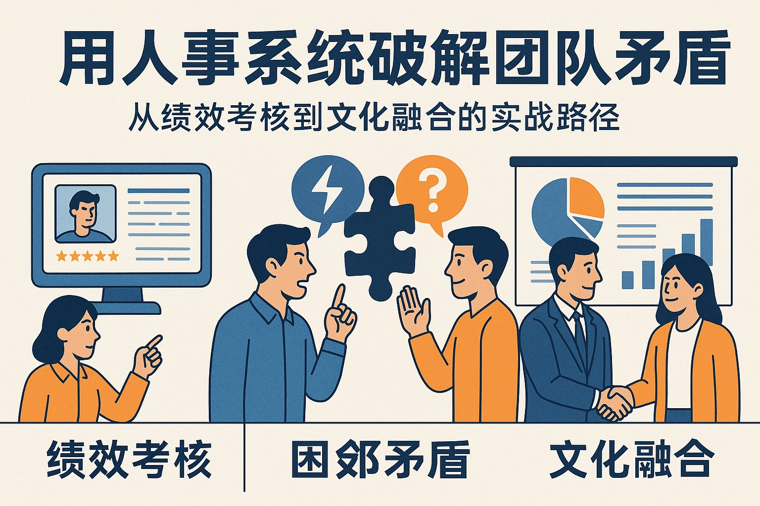 用人事系统破解团队矛盾：从绩效考核到文化融合的实战路径