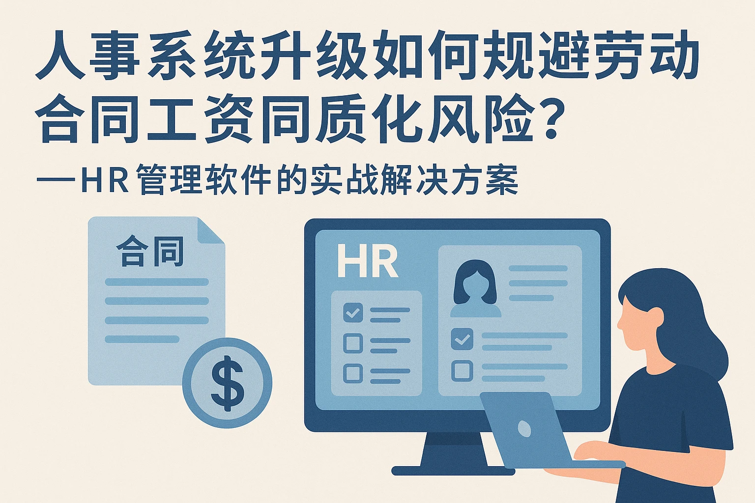 人事系统升级如何规避劳动合同工资同质化风险？——HR管理软件的实战解决方案