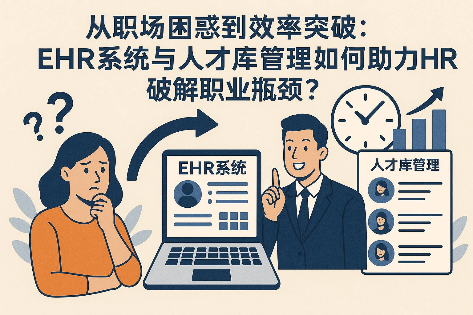 从职场困惑到效率突破：EHR系统与人才库管理如何助力HR破解职业瓶颈？