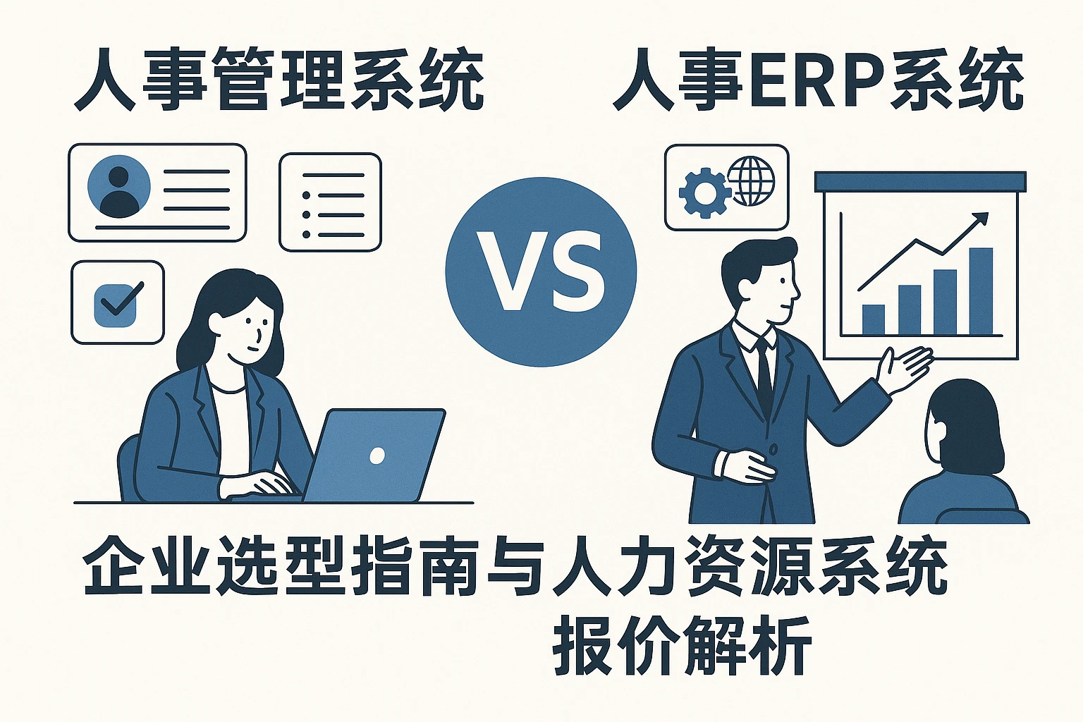 人事管理系统vs人事ERP系统：企业选型指南与人力资源系统报价解析