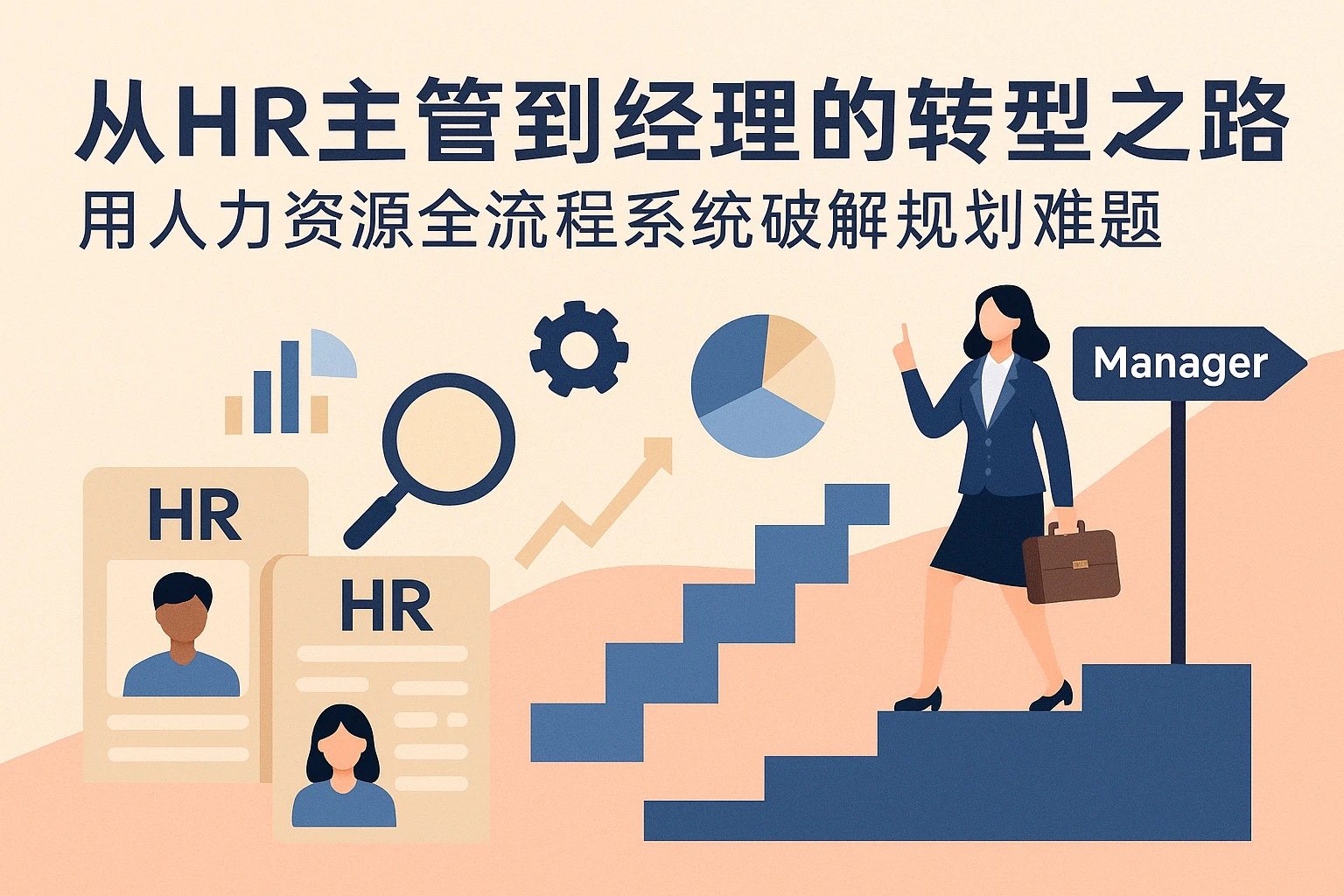 从HR主管到经理的转型之路：用人力资源全流程系统破解规划难题