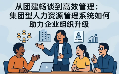 从团建畅谈到高效管理：集团型人力资源管理系统如何助力企业组织升级