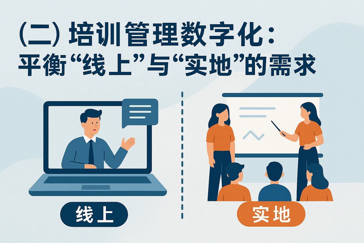 （二）培训管理数字化：平衡“线上”与“实地”的需求