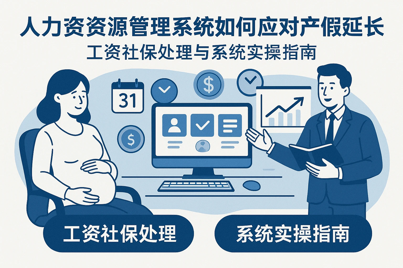 人力资源管理系统如何应对产假延长：工资社保处理与系统实操指南