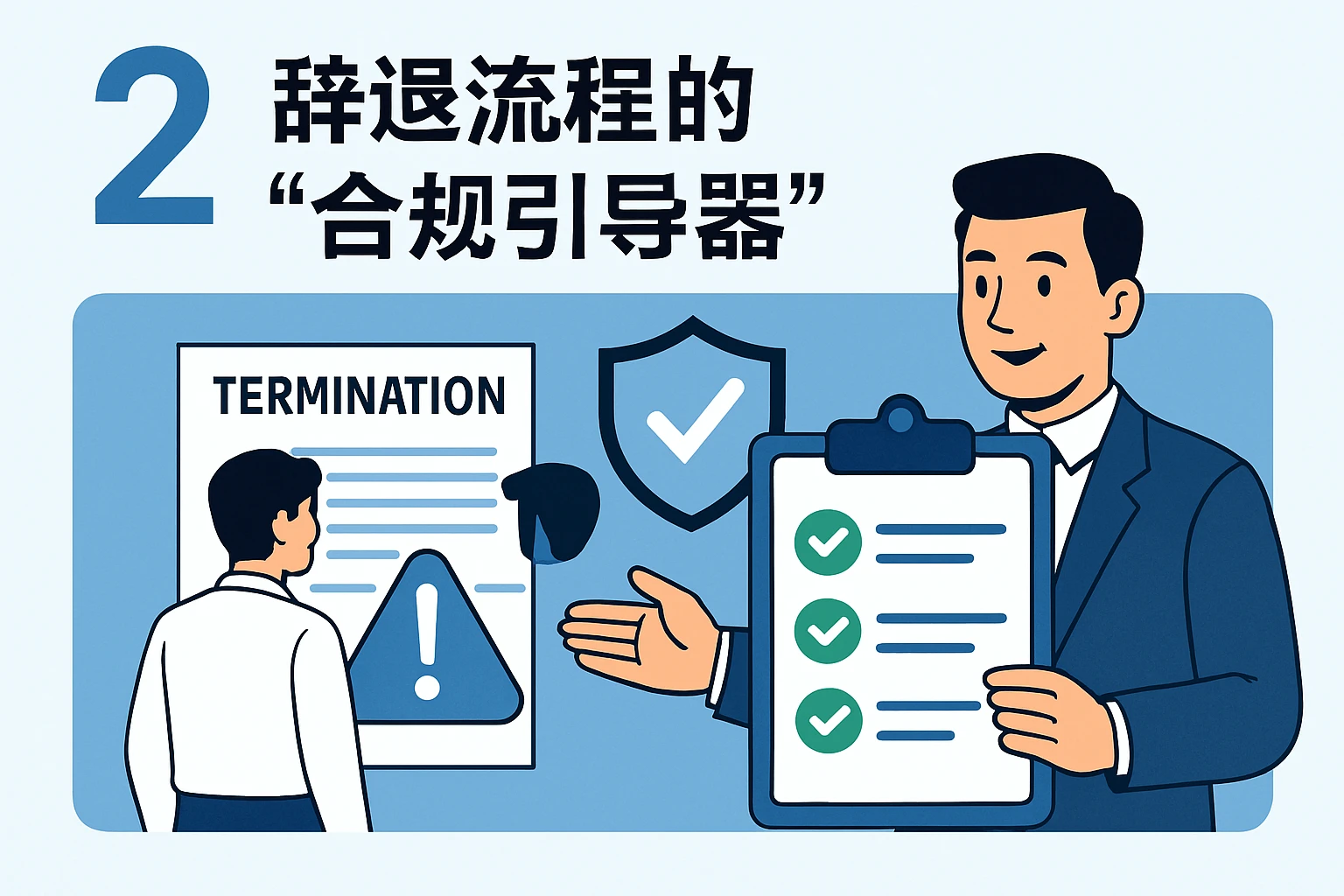 2. 辞退流程的“合规引导器”