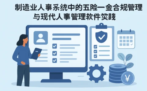 制造业人事系统中的五险一金合规管理与现代人事管理软件实践